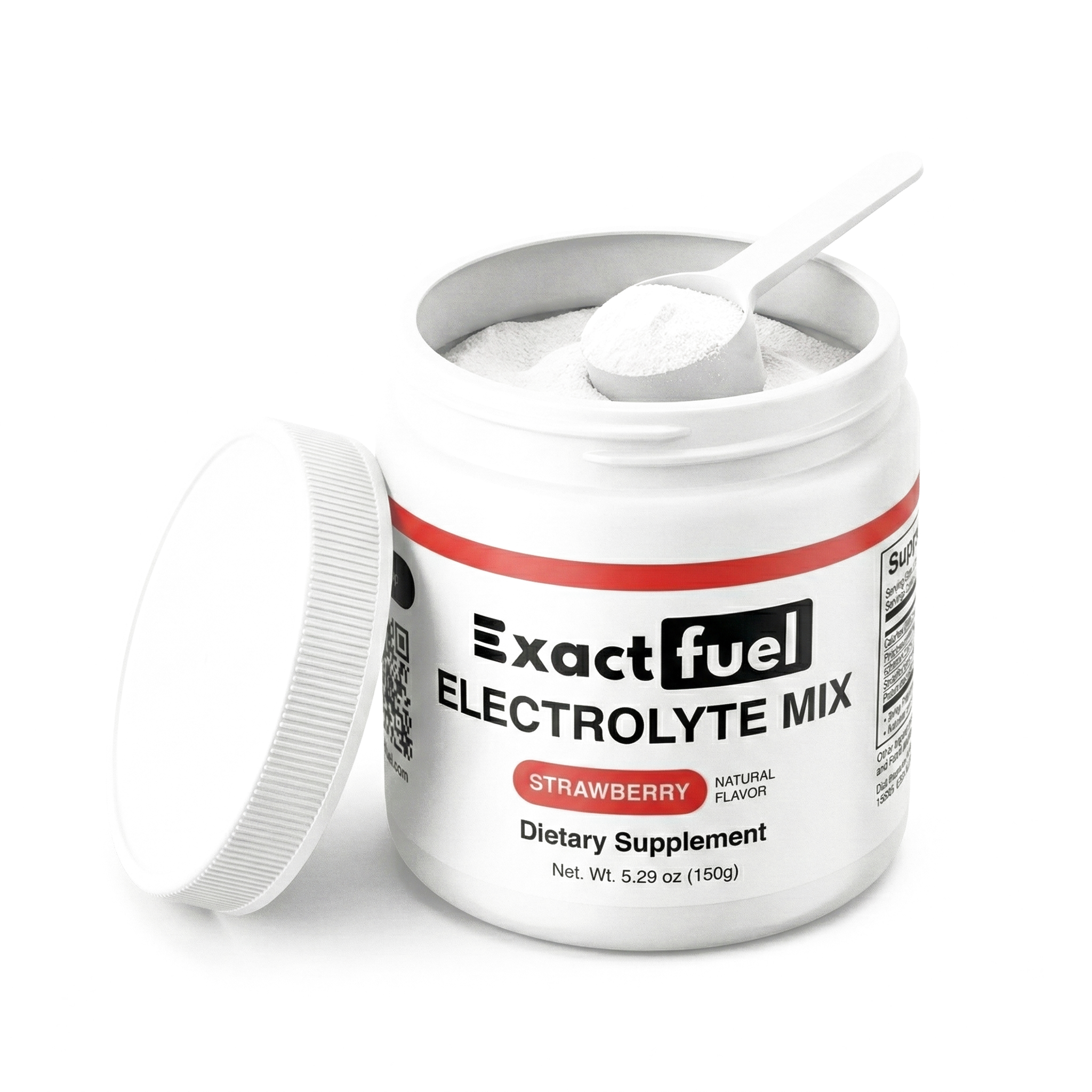 Exact Fuel Natural Strawberry Electrolyte Drink Mix