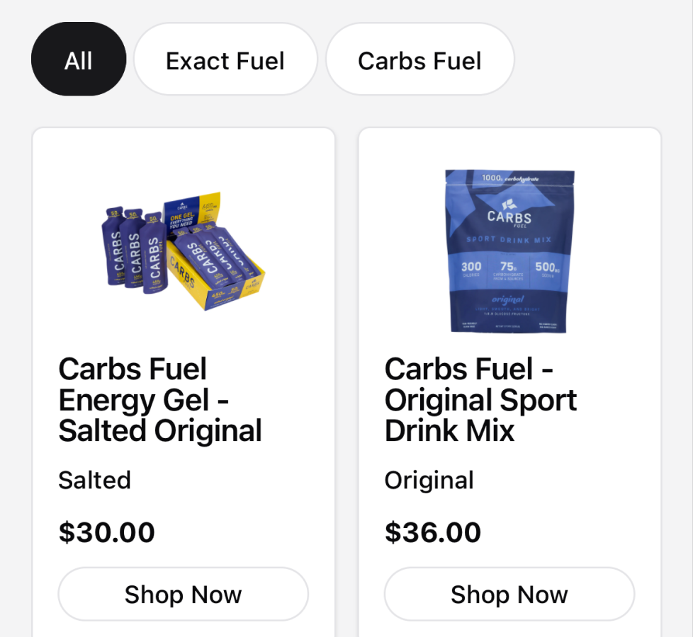 App Shop Page