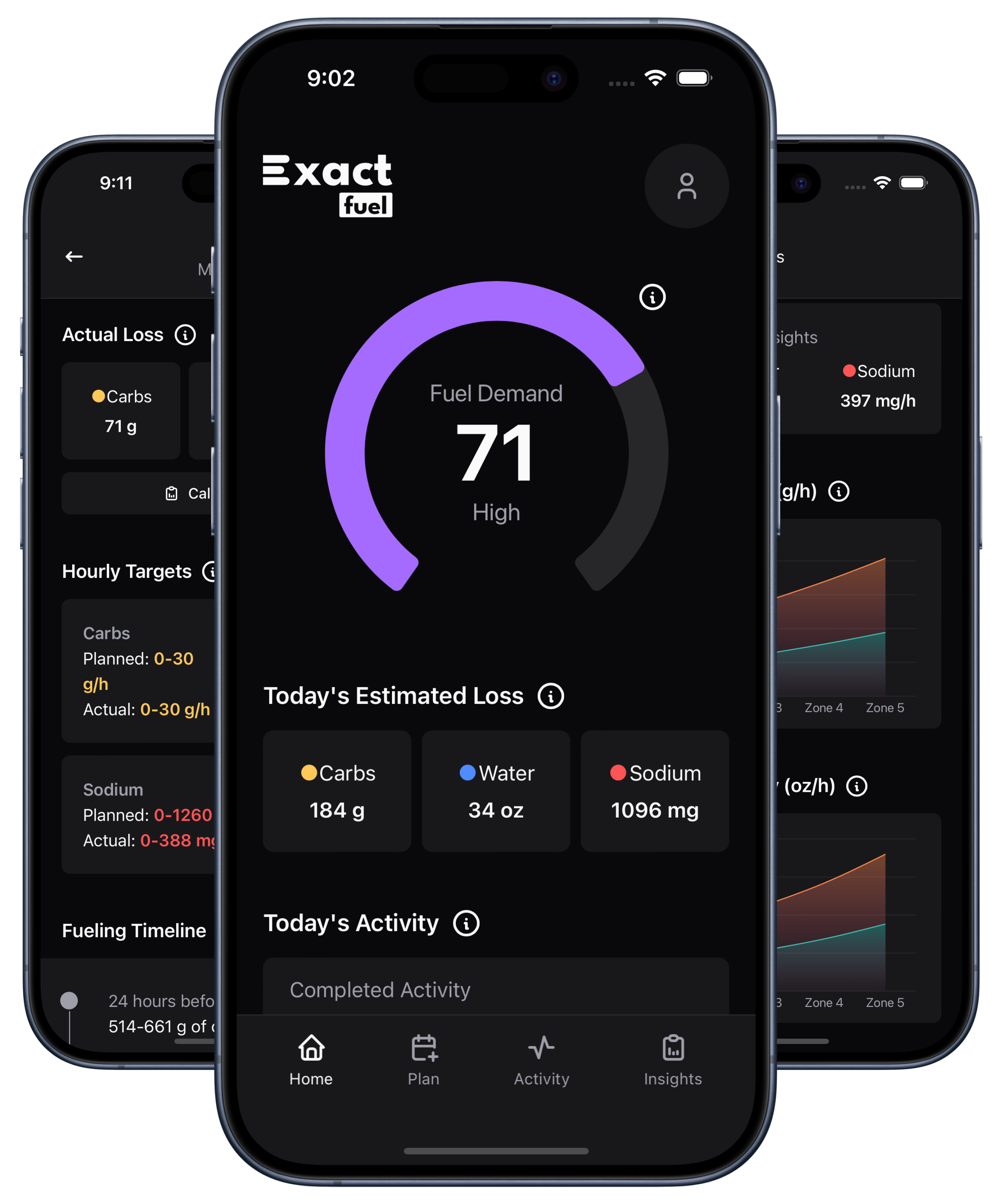 Exact Fuel App Home